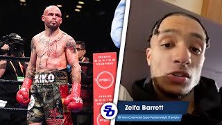 ZELFA BARRETT Kiko Martinez is MY TOUGHEST FIGHT ON PAPER [upl. by Conti644]