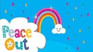 Rainbow Waterfall Peace Out Guided Meditation for Kids  Cosmic Kids [upl. by Valerian]