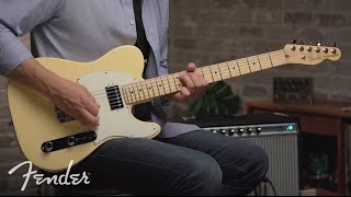 American Performer Telecaster  American Performer Series  Fender [upl. by Ennaillek]