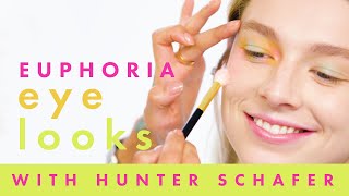 Tutorial Hunter Schafer Models 3 EuphoriaInspired Makeup Looks [upl. by Eninotna]