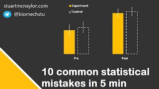 Ten Statistical Mistakes in 5 Min [upl. by Glassman644]