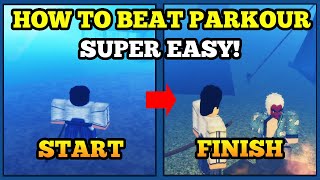 How to BEAT Parkour Course in DemonFall  How To Get Water Breathing  Roblox DemonFall [upl. by Anaerb]