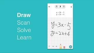 Microsoft Math Solver Draw Scan Solve and Learn [upl. by Arrait902]