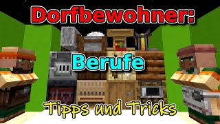 Minecraft Dorfbewohner  Berufe  Tutorial [upl. by Bastian]