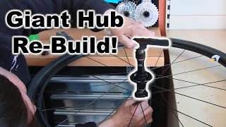 Hub ReBuild  Giant Wheel Rebuild Service [upl. by Jecon728]