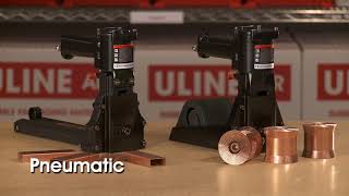 Uline Pneumatic and Manual Staplers [upl. by Eille]