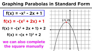 Graphing Conic Sections Part 3 Parabolas in Standard Form [upl. by Kariv]