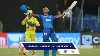 Shikhar Dhawans Maiden IPL Century Against Chennai Super Kings [upl. by Ardnuahc]