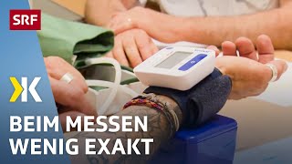 Blutdruckmessgeräte im Test Viele Geräte messen ungenau  2019  Kassensturz  SRF [upl. by Adnil]