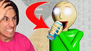 Baldi Had WAY TOO MANY Energy Drinks  Baldis basics [upl. by Peppy635]