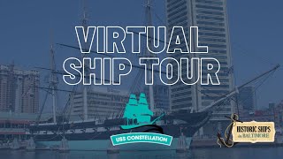 Virtual Ship Tour USS Constellation [upl. by Collins]