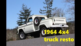 1964 Chevy 4x4 truck restoration by MetalWorks Classic Chevrolet pickup truck stock restoration [upl. by Pricilla]