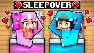 Omz amp Lily SLEEPOVER in Minecraft [upl. by Fortune]