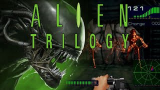 Alien Trilogy PSX Playthrough Longplay Retro game [upl. by Llegna640]