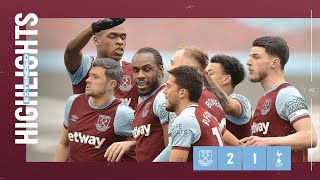 EXTENDED HIGHLIGHTS  WEST HAM UNITED 21 TOTTENHAM HOTSPUR [upl. by Eidarb]