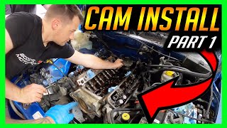 59L Magnum V8 Comp Cams Camshaft INSTALL  PART 1 [upl. by Ahtiekahs]