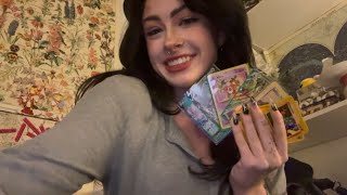 ASMR new pokemon cards [upl. by Enomar922]