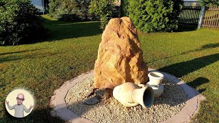 Building artificial rocks yourself  How to make Fake Stone [upl. by Noived]