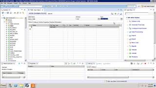 SAP HANA  Create Table using HANA Studio [upl. by Duarte]