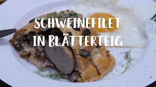 Zartes Schweinefilet in Blätterteig [upl. by Aneehc]