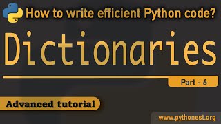 Dictionaries in Python advanced tutorial  python tutorials [upl. by Uile]