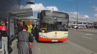 Gdańsk Airport Bus to Gdańsk City Centre [upl. by Harolda]