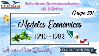 Modelos Económicos en México 19401982 [upl. by Annoya822]