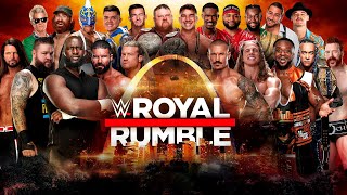 WWE Royal Rumble 2022 Full Match 30 Man [upl. by Ardnuas555]