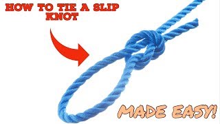 How to Tie a Slip knot [upl. by Nitreb]