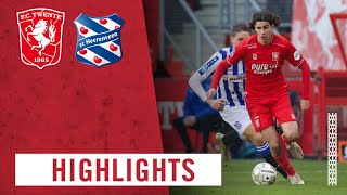 HIGHLIGHTS  FC Twente  sc Heerenveen 31012021 [upl. by Vanna]