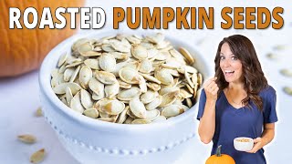 How to Perfectly Roast Pumpkin Seeds  A Quick Tip to Separate Them [upl. by Hcab]