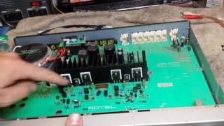 Servicing a Rotel RA01 Integrated amplifier [upl. by Yetak]