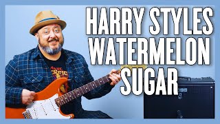 Harry Styles Watermelon Sugar Guitar Lesson  Tutorial [upl. by Volkan]