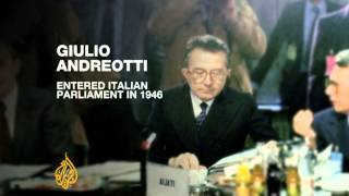 Former Italian PM Andreotti dies at 94 [upl. by Anoik347]