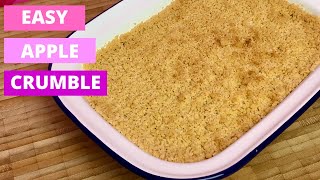 Easy Apple Crumble Recipe UK [upl. by Ace]