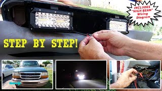 How To Wire Up amp Install LED Light Bars [upl. by Nodnyl695]