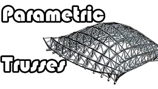 Learn revit in 5 Minutes  Parametric truss system [upl. by Amlez]