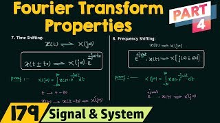 Properties of Fourier Transform Part 4 [upl. by Annoid]