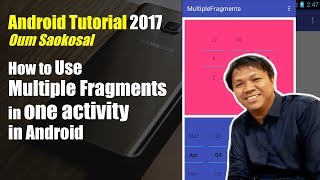 How to Use Multiple Fragments in One Activity  Android Tutorial [upl. by Airrotal]