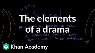 The elements of a drama  Reading  Khan Academy [upl. by Worrell]