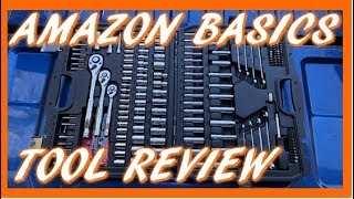 Amazon Basics Mechanic Tool Set Review [upl. by Javler]