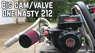 20HP Big Valve Predator 212 Runs [upl. by Sy]