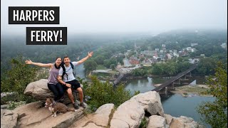 Exploring Harper’s Ferry in West Virginia  Maryland Heights Overlook  historic sights [upl. by Asiled]