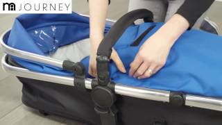 Mothercare JOURNEY Pushchair Demonstration  Instruction Manual [upl. by Ayekal]