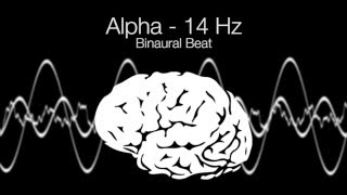 Concentration Alpha Binaural Beat  14Hz 1h Pure [upl. by Ayocat861]