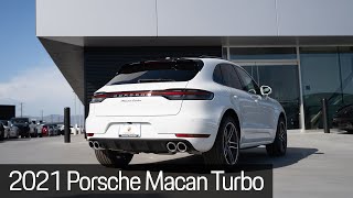 2021 Porsche Macan Turbo Walkaround  Review [upl. by Schaefer883]