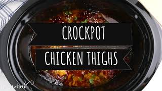 Crockpot Chicken Thighs Bone In [upl. by Kahlil143]