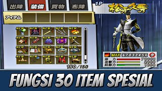 FUNGSI 30 ITEM SPESIAL  LENGKAP BESERTA PENJELASANNYA  BASARA 2 HEROES PS2 [upl. by Annetta792]