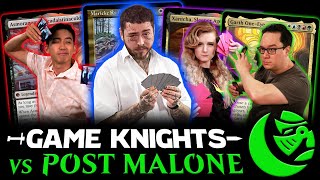 Post Malone Plays Magic The Gathering  Game Knights 45  Commander Gameplay EDH [upl. by Viveca]