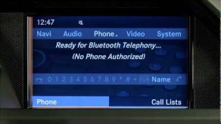 How to Pair Your Bluetooth Phone to Your 2011 MercedesBenz [upl. by Kalmick]